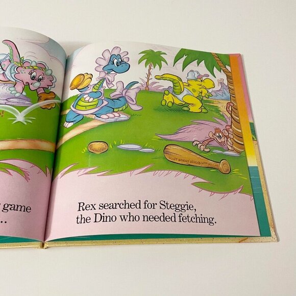 Vtg 1988 Guy Gilchrists Tiny Dinos Playing Together A Book of Everyday Feelings - Picture 15 of 16